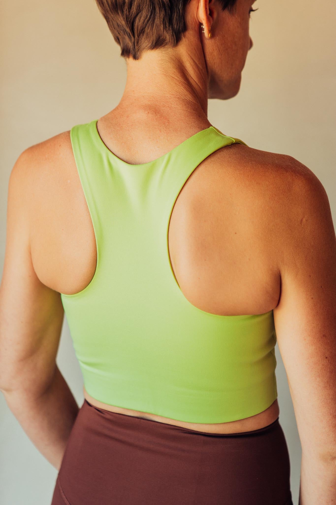 Dylan Tank Bra - Key Lime