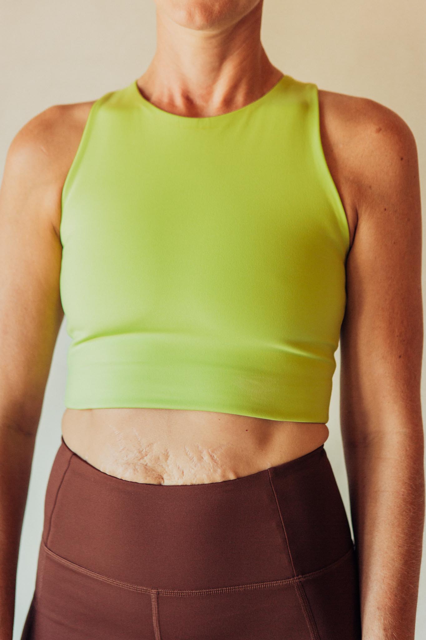 Dylan Tank Bra - Key Lime