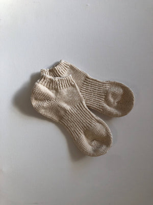 Slub Cotton Boat Socks