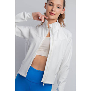 Brushed Crop Jacket