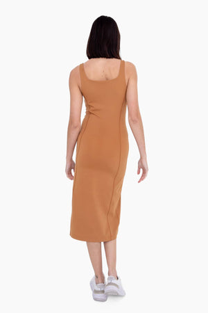 Venice Square Neck Body Con Midi Dress