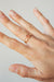 Stainless Steel Ring with Round Enamel