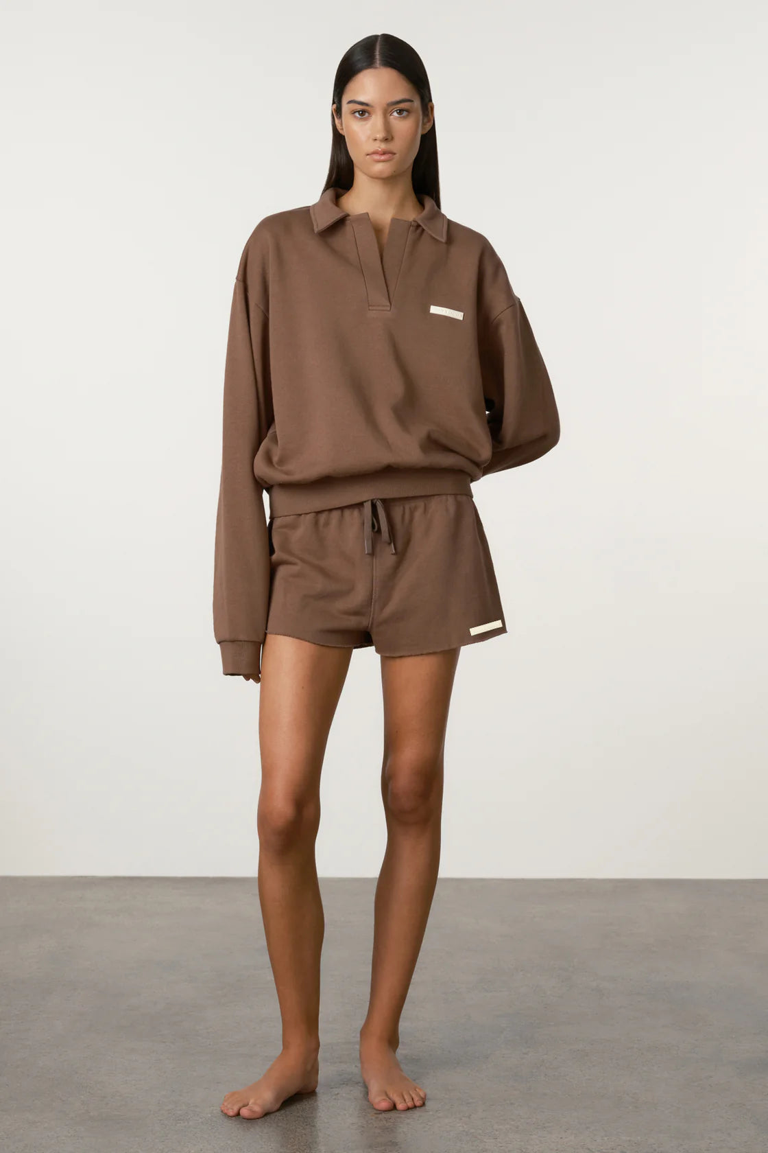 ZULU & ZEPHYR SPORT MICRO SHORT - CAROB