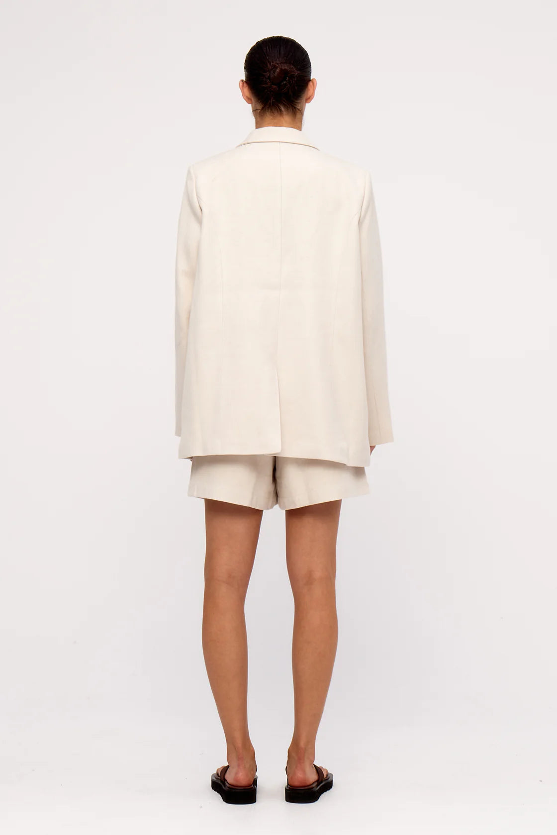 ZULU & ZEPHYR R HUSK RELAXED TAILORED TWILL BLAZER