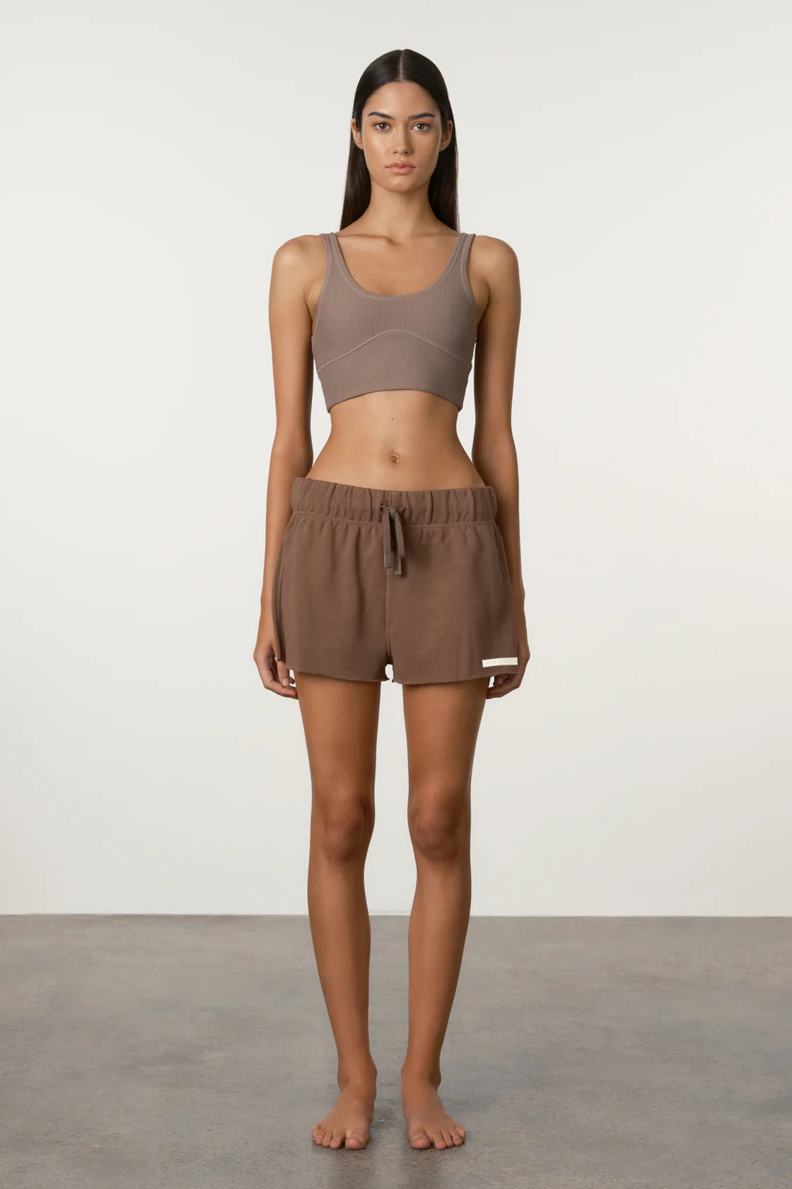 ZULU & ZEPHYR SPORT MICRO SHORT - CAROB