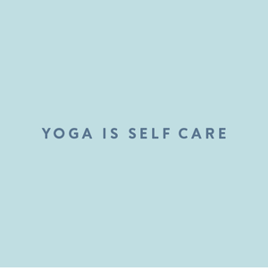 Yoga Is Self Care Crew neck