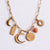 Charm necklace 'Moon Child' – gold