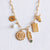 Charm necklace 'Summer' - gold