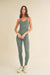 Sage Seamless Strappy Back Essential Jumpsuit