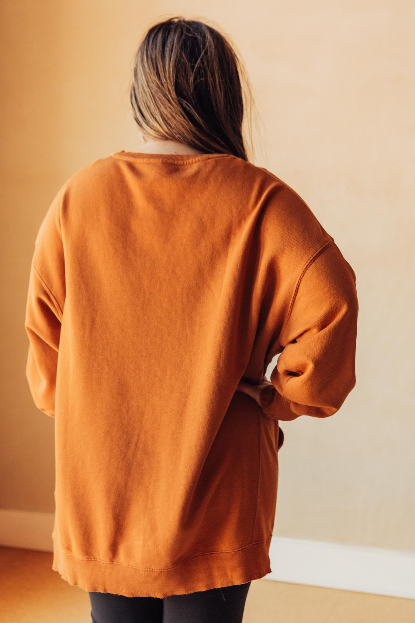 Bounce Pass Pullover - Russet Orange