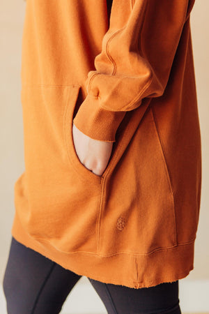 Bounce Pass Pullover - Russet Orange